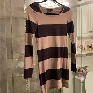 H&M long sleeve body-con dress